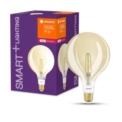 Smart+ Zigbee E27 Globe Classic Fadenlampe Gold 6W 680lm - 825 Extra Warmweiß | Dimmbar - Ersatz für 50W