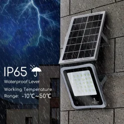 Solar Strahler 10XHS IP65 - 50W - 6500K - inkl. Fernbedienung