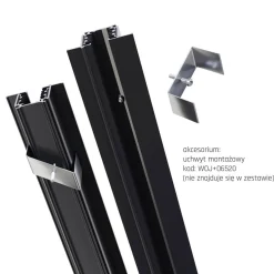 Spectrum 3-Phasen Stromschiene Einbau 100 cm Schwarz