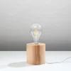 Tischleuchte SALGADO Holz - 1x E27 Fassung - max. 60W - exkl. LED's