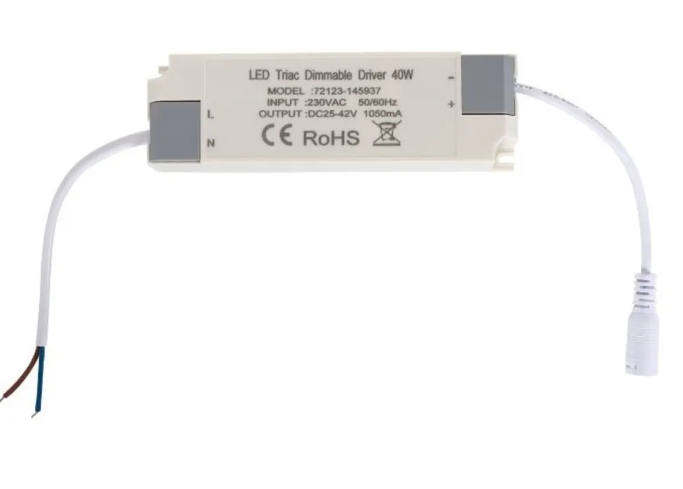 Triac Trafo dimmbar - 36W/40W - 30-42V Output - 1000mA - für LED Panel - flimmerfrei