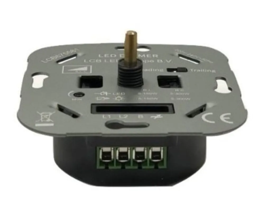 Unterputz LED Dimmer - Triac - max. 250 Watt - geeignet für Phasenan- und Phasenabschnitt