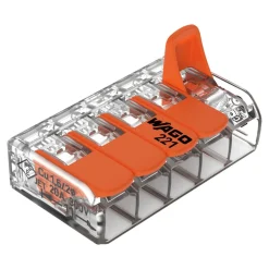 Verbindungsklemme 5-polig 0.14-4 mm² 221-415 - 25 Stück