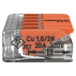 Verbindungsklemme 5-polig 0.14-4 mm² 221-415 - 25 Stück