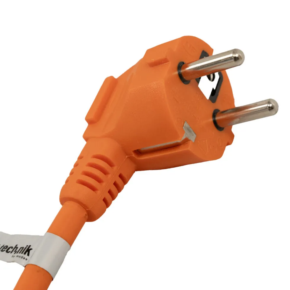 Verlängerungskabel 10 Meter - H05VV-F3G1,5 geerdet - orange