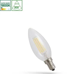 Vintage LED E14 6W 540lm - 818 Sehr warmweiß 1800lm | Ersetzt 50W