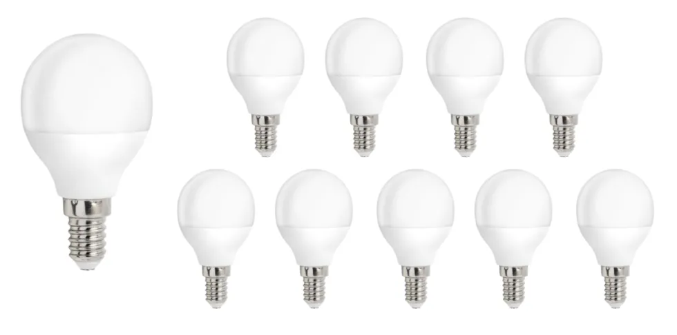 Vorteilspack 10 Stück - E14 LED Lampen - 1W entspricht 10W - 4000K Neutralweiß