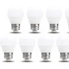 Vorteilspack 10 Stück - E27 LED Lampe - 6W entspricht 50W - G45 - 3000K Warmweiß