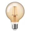 Vorteilspack 10 Stück - E27 LED Lampen - XL GLOBE - dimmbar - 4W entspricht 40W - 2200K extra Warmweiß