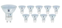 Vorteilspack 10 Stück - GU10 LED Spots - 3W entspricht 27W - Lichtfarbe optional