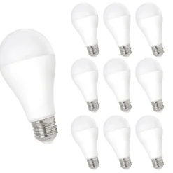 Vorteilspack 10 Stück - LED Lamp - E27 Sockel - 10W entspricht 63W - 4000K Neutralweiß