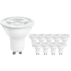 Vorteilspack 10x LED Spot GU10 - dimmbar - 5W entspricht 30-50W - 4000K Neutralweiß - 37° Abstrahlwinkel