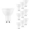 Vorteilspack 10x LED Spot GU10 dimmbar - 6W entspricht 50W - 2700K Warmweiß