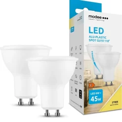 Vorteilspack 10x LED Spot GU10 dimmbar - 6W entspricht 50W - 2700K Warmweiß