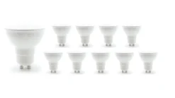 Vorteilspack 10 x LED-Spot - GU10 Fassung - 2,8W entspricht 25W - Lichtfarbe optional