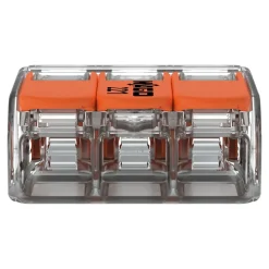 WAGO Verbindungsklemme 3-polig 0.14-4 mm² - 50 Stück