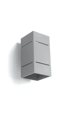 Wandleuchte BLOCCO Grau - 1x G9 Fassung - max. 40W - exkl. LED's