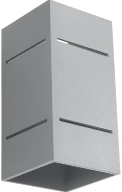 Wandleuchte BLOCCO Grau - 1x G9 Fassung - max. 40W - exkl. LED's