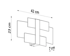 Wandleuchte CELIA Chrom - 2x G9 Fassung - max. 2x40W - exkl. LED's