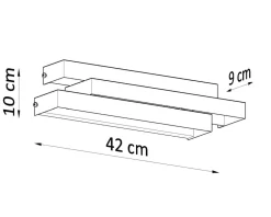 Wandleuchte FROST - 2x G9 Fassung - max. 2x40W - exkl. LED's