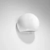 Wandleuchte GLOBE Weiß Hochglanz lackiert - 1x E27 Fassung - max. 60W - exkl. LED's