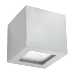 Wandleuchte Keramik LEO Grau - 1x E27 Fassung - max. 60W - exkl. LED's