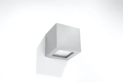 Wandleuchte Keramik LEO Grau - 1x E27 Fassung - max. 60W - exkl. LED's