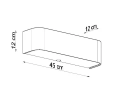 Wandleuchte LOKKO Weiß - 2x E27 Fassung - max. 2x60W - exkl. LED's