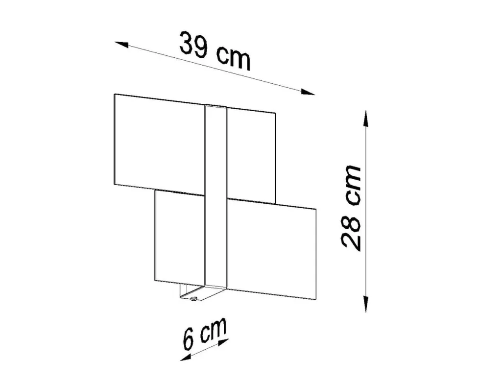 Wandleuchte MASSIMO Chrom - 2x E14 Fassung - max. 2x40W - exkl. LED's