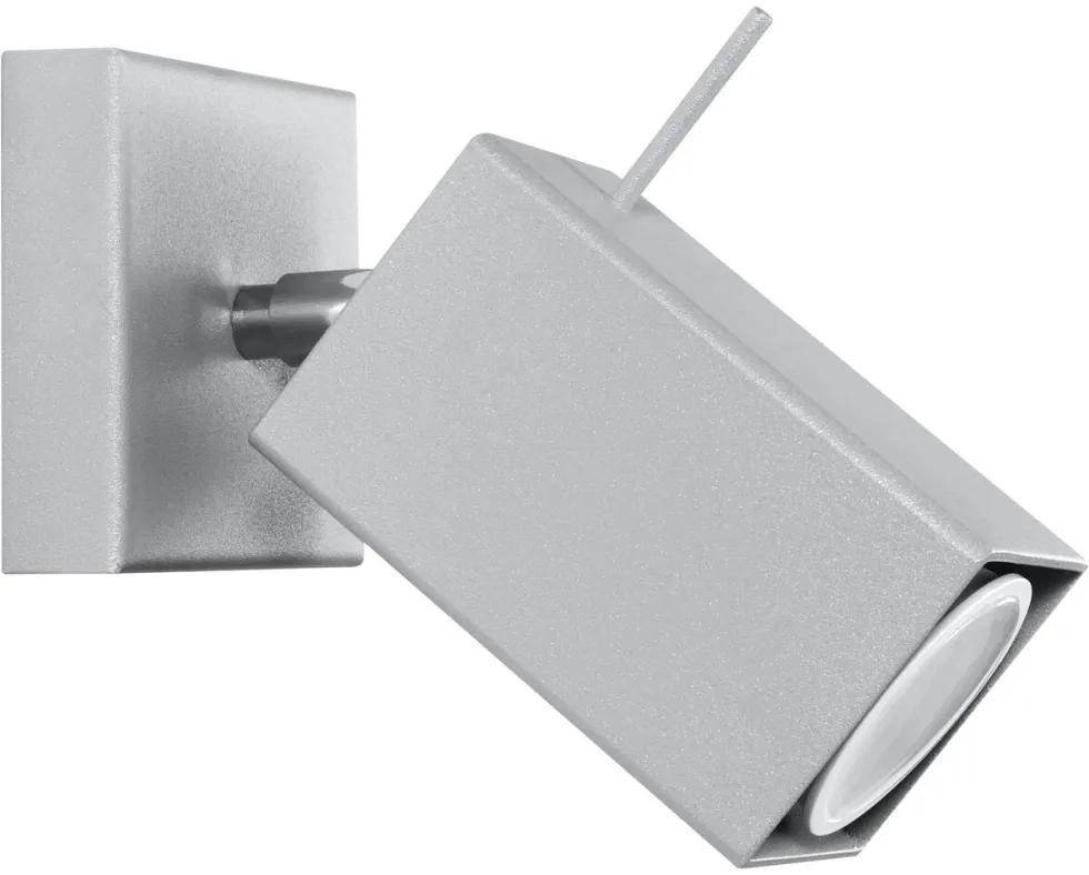 Wandleuchte MERIDA 1 Grau - 1x GU10 Fassung - max. 40W - exkl. LED's
