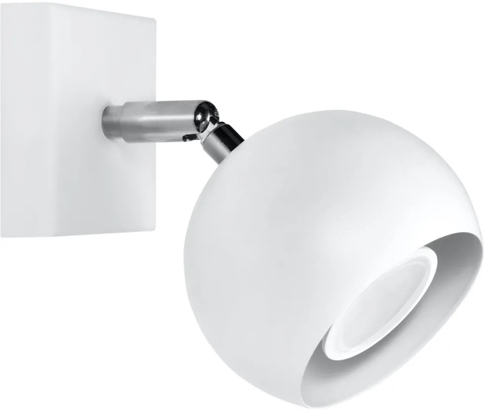 Wandleuchte OCULARE Weiß - 1x GU10 Fassung - max. 40W - exkl. LED's