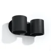 Wandleuchte ORBIS 2 Schwarz - 2x GU10 Fassung - max. 2x40W - exkl. LED's