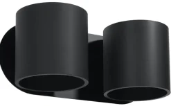Wandleuchte ORBIS 2 Schwarz - 2x GU10 Fassung - max. 2x40W - exkl. LED's