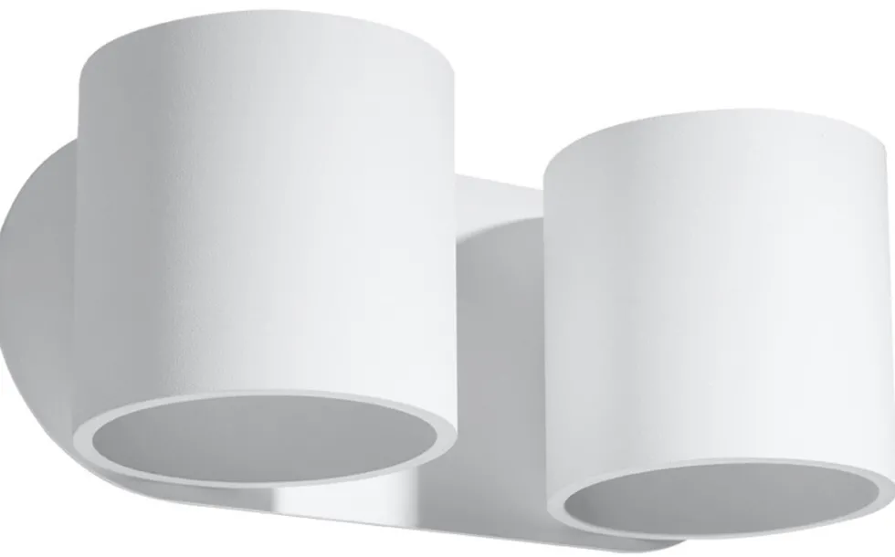 Wandleuchte ORBIS 2 Weiß - 2x GU10 Fassung - max. 2x40W - exkl. LED's