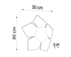 Wandleuchte PENTA Schwarz - 2x G9 Fassung - max. 2x40W - exkl. LED's