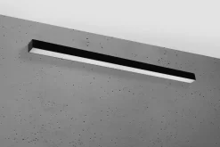 Wandleuchte PINNE 117 Schwarz - 31W - 5100Lm - 3000K Warmweiß