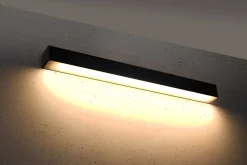 Wandleuchte PINNE 67 Schwarz - 17W - 3179Lm - 3000K Warmweiß
