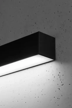 Wandleuchte PINNE 90 Schwarz - 25W - 4600Lm - 4000K Neutralweiß