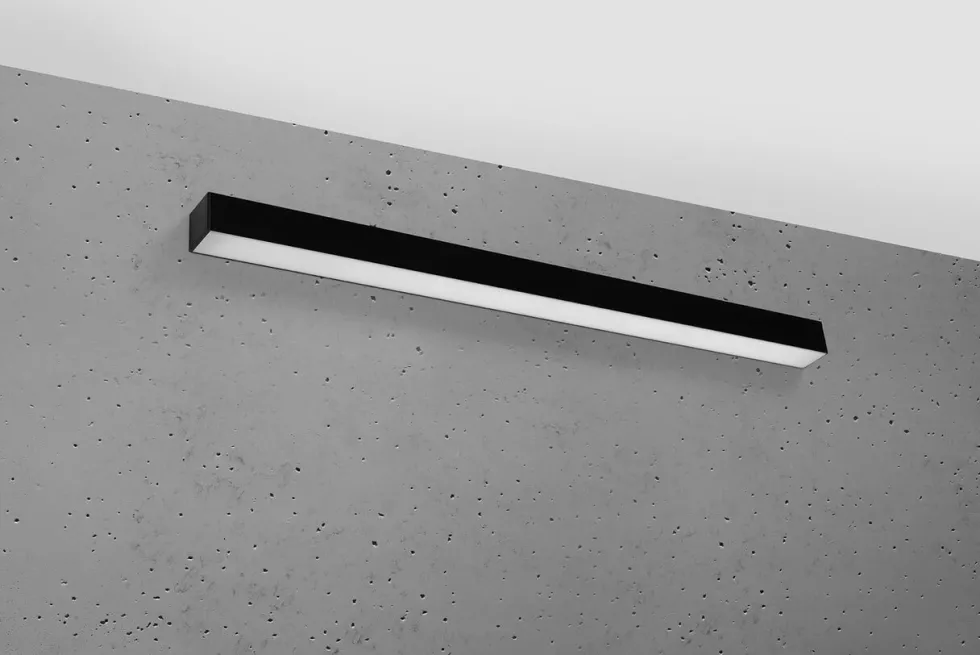 Wandleuchte PINNE 90 Schwarz - 25W - 4600Lm - 4000K Neutralweiß