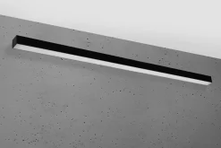 Wandleuchte PINNE 150 Schwarz - 39W - 7200Lm - 4000K Neutralweiß