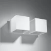 Wandleuchte QUAD 2 Weiß - 2x GU10 Fassung - max. 2x40W - exkl. LED's