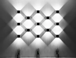 Wandleuchte QUAD 1 Weiß - 1x GU10 Fassung - max. 40W - exkl. LED's