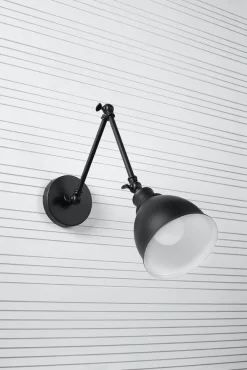 Wandleuchte STARK SHADE Schwarz - 1x E27 Fassung - max. 60W - exkl. LED's