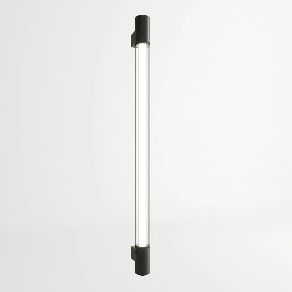 Wandleuchte VALO Schwarz - 1x T8 Fassung - max. 14W - exkl. LED's