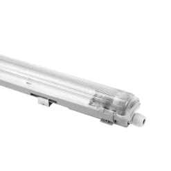Wasserdichte LED T8/G13 Leuchtstoffröhrenhalterung - 120cm - IP65 wasserdicht - Feuchtraum Halterung Wannenleuchte - IK10