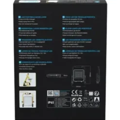 Wiederaufladbare LED-Arbeitsleuchte IP65 – 50 W, 1400 Lumen – 6500 K Tageslichtweiß – Bis zu 12 Stunden Betriebszeit