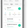 WLAN-LED-Deckenleuchte 50 cm Durchmesser - 36 W einstellbare Farbtemperatur von 2700 K bis 6500 K, Steuerung per App