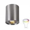 WLAN LED Deckenspot schwenkbar - Röhre Aluminium - per App steuerbar