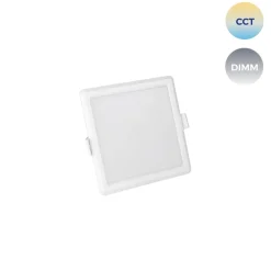WLAN LED - Einbauspot dimmbar 6W viereckig - CCT 3000K-6500K - per App steuerbar