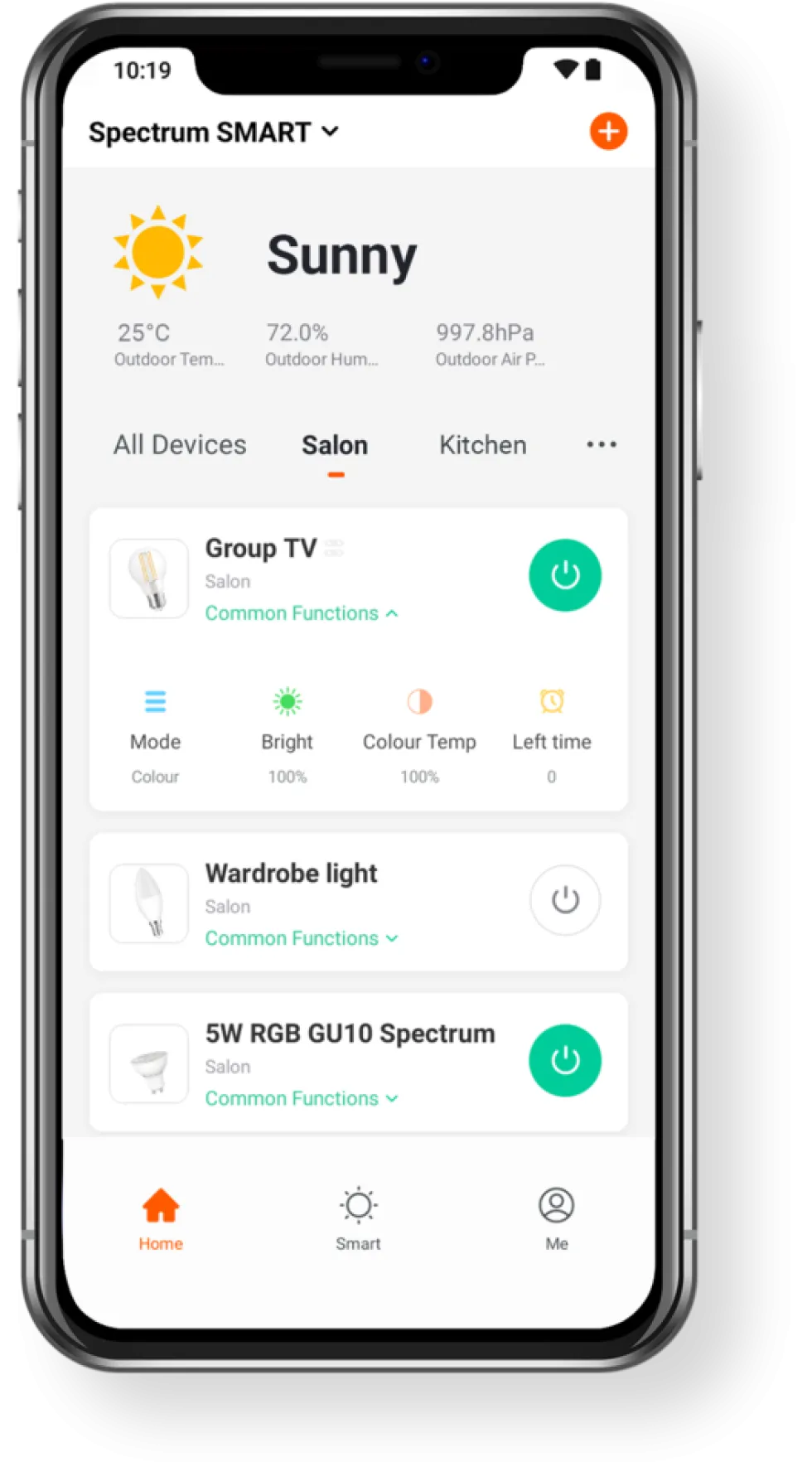 WLAN LED Lampe - E27 5W - 2700K-6500K - per App steuerbar